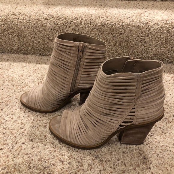 Vince Camuto Feteena Peep Toe Booties - Picture 4 of 8